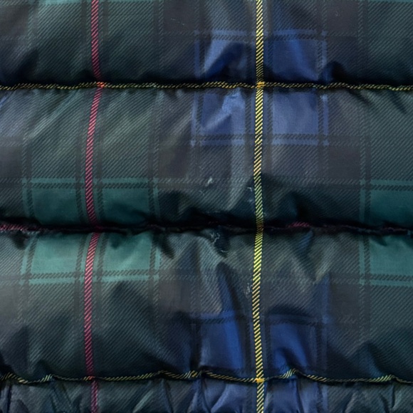 🧸💙Ralph Lauren Polo Bear Polo Tartan Down Jacket size 3T💙🧸 - Picture 9 of 9